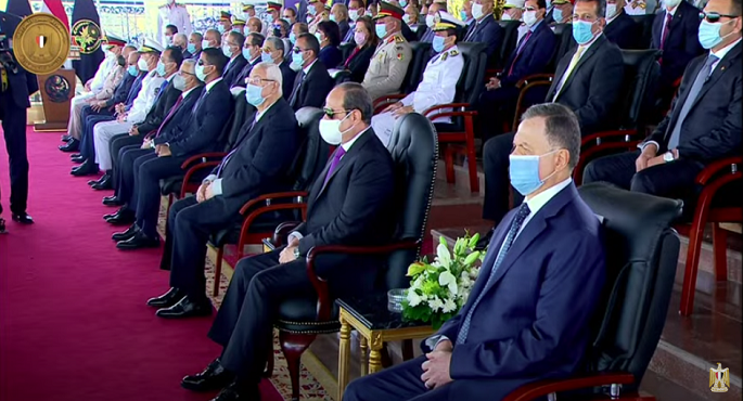 الرئيس السيسي يشهد حفل تخرج دفعة جديدة من طلبة كلية الشرطة
