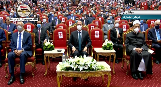 الرئيس السيسي يشهد احتفالية وزارة الأوقاف بذكرى المولد النبوى الشريف