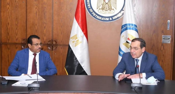 وزير البترول يبحث مع نظيره اليمني فرص التعاون المشترك