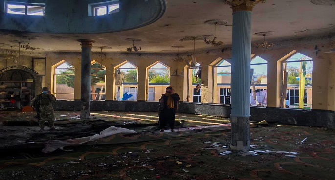 ارتفاع ضحايا تفجير مسجد قندوز بأفغانستان إلى 46 قتيلاً و143 مصاباً