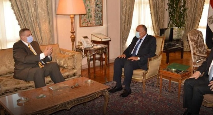 سامح شكري يعقد مباحثات اليوم مع المبعوث الأممي إلى ليبيا