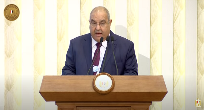 بالفيديو .. رئيس المحكمة الدستورية العليا : الرئيس السيسي أول من أعمل الاستحقاق الدستوري للمرأة المصرية