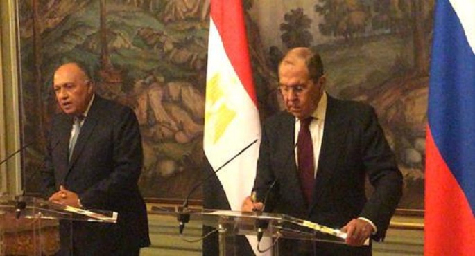 بالفيديو .. في مؤتمر صحفي مشترك مع لافروف.. شكري: بحثنا إنهاء الصراع الفلسطيني الإسرائيلي وتعزيز حل الدولتين
