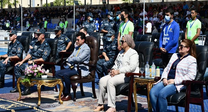 بالصور.. وزير الرياضة يشهد احتفالات ذكرى أكتوبر بقاعدة رأس التين البحرية بالاسكندرية