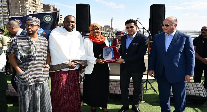 بالصور.. وزير الرياضة يطلق شارة تحرك سفينة النيل للشباب العربي بمشاركة ١٣ دولة