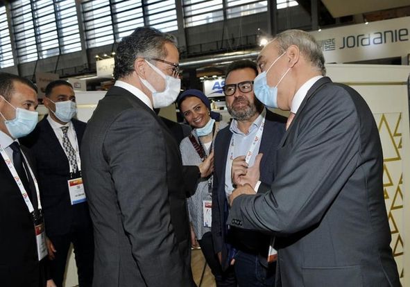 بالصور..وزير السياحة والآثار يتفقد الجناح المصري  في المعرض السياحي الدولي IFTM TOP RESA بباريس