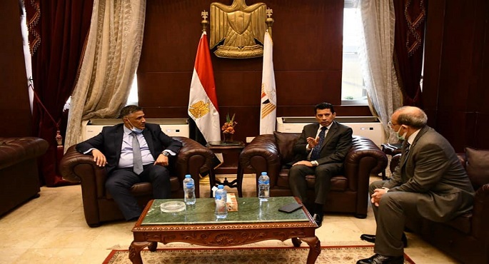 وزير الشباب يبحث مع وزير السكن والعمران الجزائري سبل التعاون المشترك