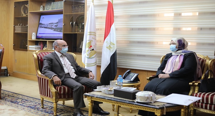 وزير العدل يبحث مع نظيرته الليبية الإتفاقات الثنائية بين البلدين