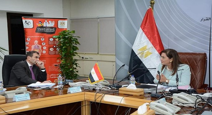 بالصور.. وزيرة التخطيط تبحث أوجه التعاون مع نائب رئيس البنك الأوروبي لإعادة الإعمار والتنمية