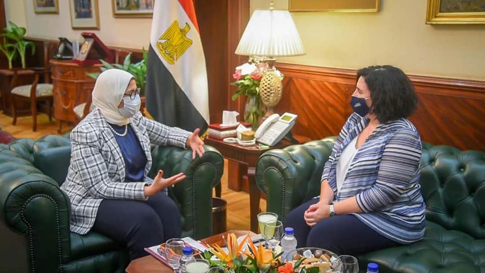 خلال استقبال ممثل هيئة الأمم المتحدة للمرأة بمصر.. وزيرة الصحة: مبادرة رئيس الجمهورية لدعم صحة المرأة تعد عاملًا أساسيًا لتنمية الأسرة المصرية