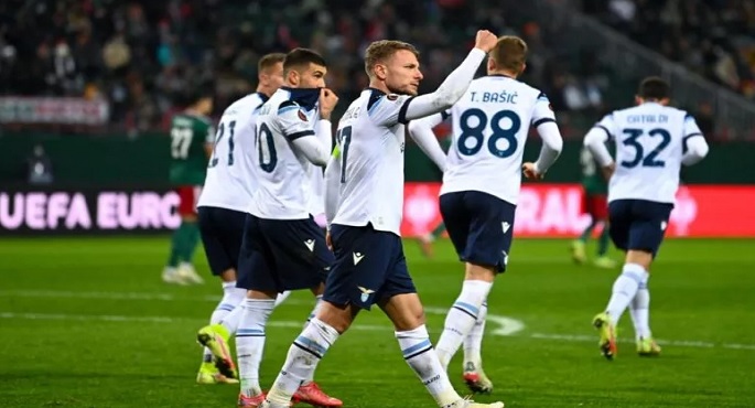 فوز لاتسيو علي لوكوموتيف بثلاثية نظيفة.. ووست هام علي رابيد فيينا بالدوري الأوروبي