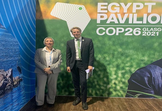 بالصور .. وزير البيئة السويدى يهنئ مصر باستضافة مصر مؤتمر المناخ Cop27 العام القادم