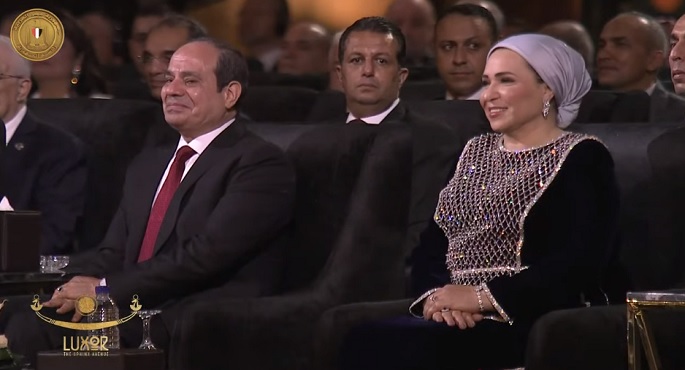 بالفيديو.. في حفل أسطوري مهيب.. الرئيس السيسي يشهد احتفالية افتتاح أقدم ممر تاريخي “طريق الكباش” بالأقصر