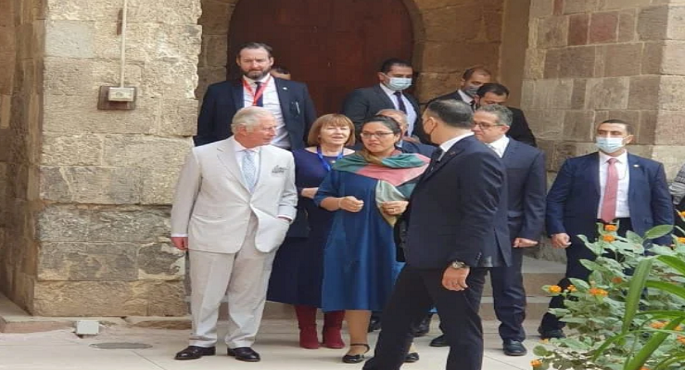 ولي العهد البريطاني يزور “بيت الرزاز” بالقاهرة القديمة