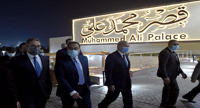 بالصور.. رئيس الوزراء يتفقد اللمسات الأخيرة لأعمال ترميم وتطوير قصر محمد على باشا بشبرا استعدادا للافتتاح