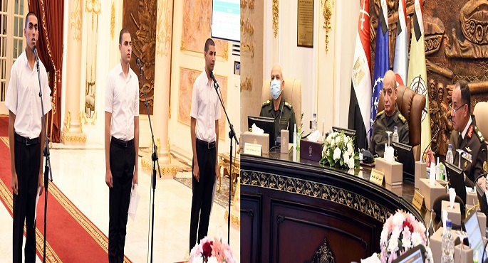 بالفيديو والصور.. وزير الدفاع يحضر اختبارات كشف الهيئة لطلبة الكليات العسكرية والمعهد الفني للقوات المسلحة بالكلية الحربية