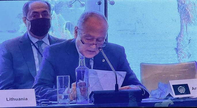 أبو الغيط يستعرض موقف الجامعة العربية من قضايا المنطقة أمام منتدى دول الاتحاد من أجل المتوسط