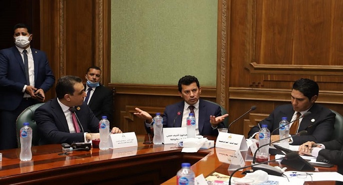بالصور .. خلال اجتماعه مع لجنة الشباب والرياضة بمجلس الشيوخ .. أشرف صبحى : حريصون علي تنمية الوعي ونشر ثقافة الممارسة الرياضية داخل المجتمع