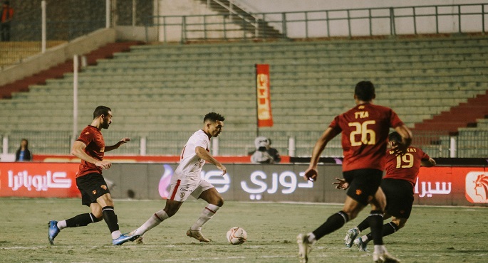 الزمالك يهزم سيراميكا كليوباترا بهدف في الدوري الممتاز
