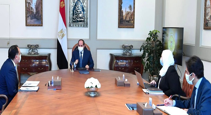 الرئيس السيسي يتابع برامج وزارة التضامن الخاصة بالحماية الاجتماعية والتأمينية