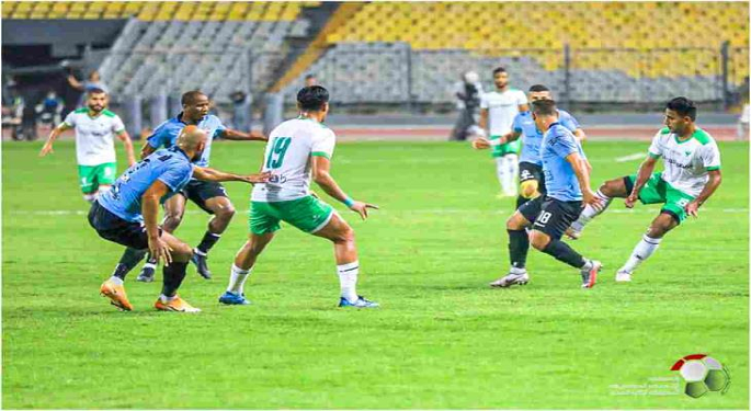 المصري يضرب الجونة بثلاثية ويحقق فوزه الأول في الدوري