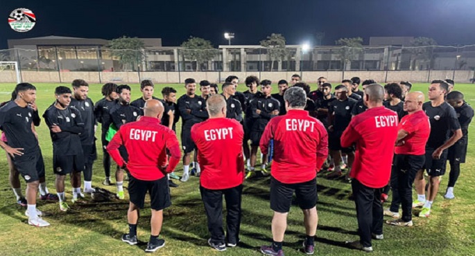 المنتخب الأولمبي يبدأ معسكره ويختار إبراهيم عادل قائدا للفريق