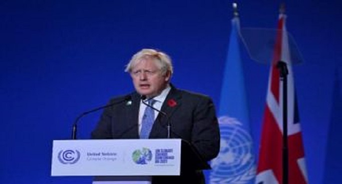 جونسون في”كوب 26″: تغير المناخ وفقدان التنوع البيولوجي وجهان لعملة واحدة