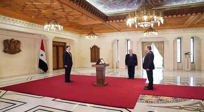 أربعة محافظين جدد يؤدون اليمين أمام الرئيس السوري بشار الأسد