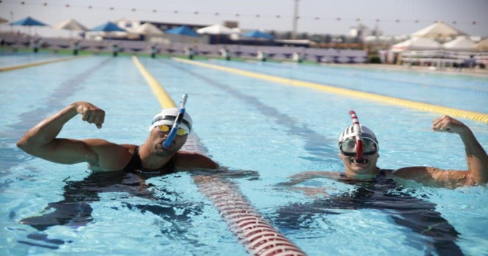 بالصور..انطلاق منافسات اليوم الثاني من نهائيات كأس العالم لسباحة الزعانف بشرم الشيخ