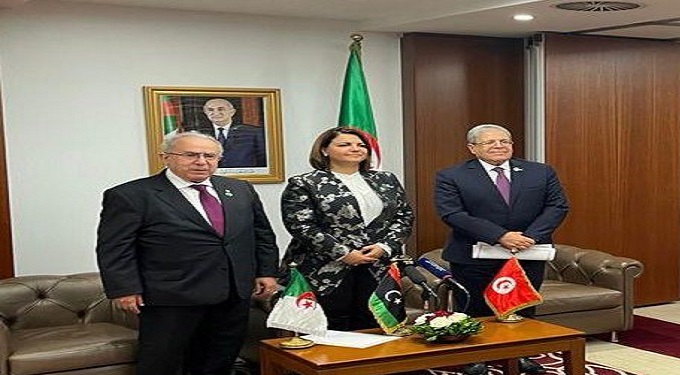 ليبيا والجزائر وتونس يؤكدون مواصلة الجهود لنجاح الانتخابات الليبية وسحب المرتزقة
