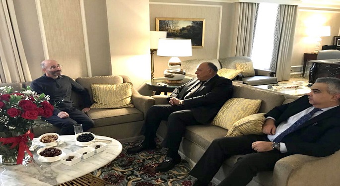 وزير الخارجية يبحث مع المبعوث الأمريكي إلى إيران الأوضاع في الشرق الأوسط