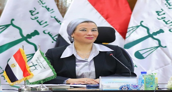 بالصور..وزيرة البيئة تشهد افتتاح ورشة العمل الخامسة للاتحاد العربى للقضاء الادارى