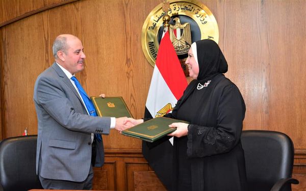 بالصور.. توقيع مذكرة تفاهم لتعزيز التعاون في مجالات التكامل الصناعي بين مصر والأردن والعراق