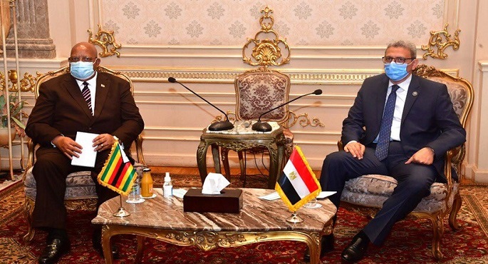 بالصور.. وكيل أول مجلس النواب يستقبل رئيس برلمان زيمبابوي لتعزيز العلاقات الثنائية بين البلدين