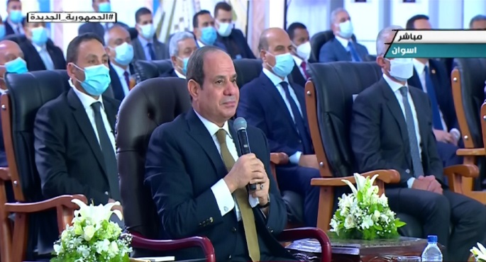 الرئيس السيسي يفتتح عددا من مشروعات الإسكان في صعيد مصر عبر الفيديو كونفرانس