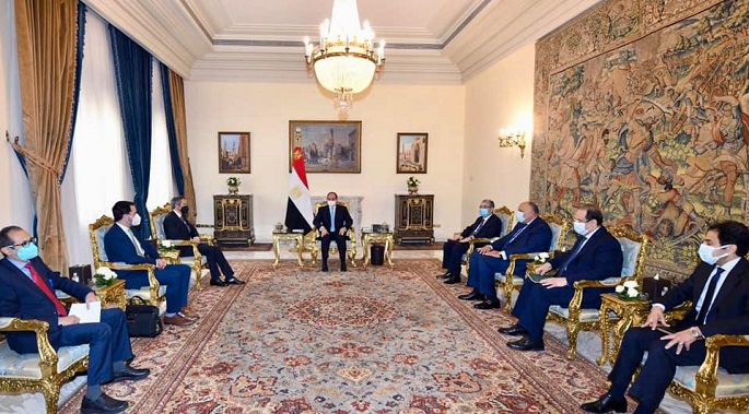 بالفيديو.. الرئيس السيسي يستقبل مدير عام الوكالة الدولية للطاقة الذرية