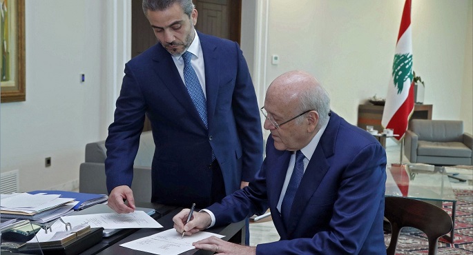 رئيس الحكومة اللبنانية يوقع مرسوم الدعوة للانتخابات النيابية ويحيله لرئيس الجمهورية
