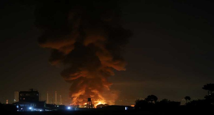 انفجار خط لمكثفات الغاز في مصفاة بجنوب غرب إيران