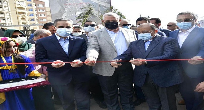 بالصور وزيرا التنمية المحلية والزراعة ومحافظ الغربية يفتتحون تطوير المرحلة الثالثة بكورنيش طنطا