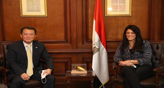 المشاط تبحث مع رئيس المعهد الكوري للصناعات البيئية التعاون في مشروعات البيئة