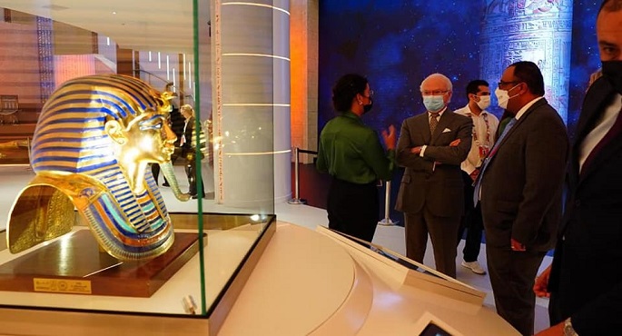 بالصور .. ملك السويد يزور الجناح المصري المشارك في معرض إكسبو دبي 2020