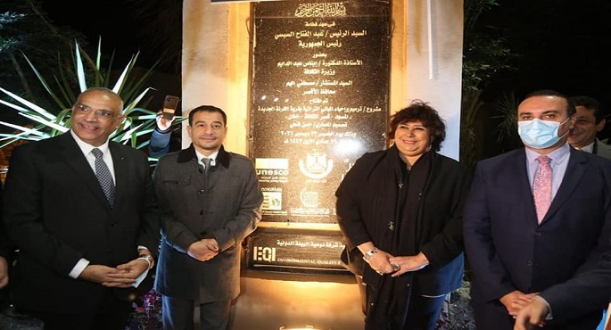 بالصور .. وزيرة الثقافة تفتتح المرحلة الأولى من مشروع تطوير وإعادة إحياء قرية حسن فتحي بالقرنة الجديدة