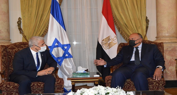 بالصور.. شكرى يستقبل وزير خارجية إسرائيل تأكيدًا لدور مصر ومساعيها لإحياء مسار السلام