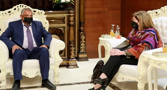 نائب رئيس الوزراء الليبي يبحث مع مسؤولة أممية القضايا ذات العلاقة بالشأن الليبي