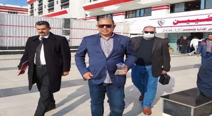 أحمد سليمان يتقدم بأوراق ترشحه على رئاسة الزمالك