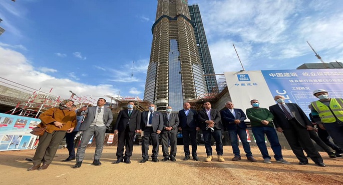 بالصور.. ‫ وفد حكومى عراقي يزور العاصمة الإدارية الجديدة لبحث سبل التعاون