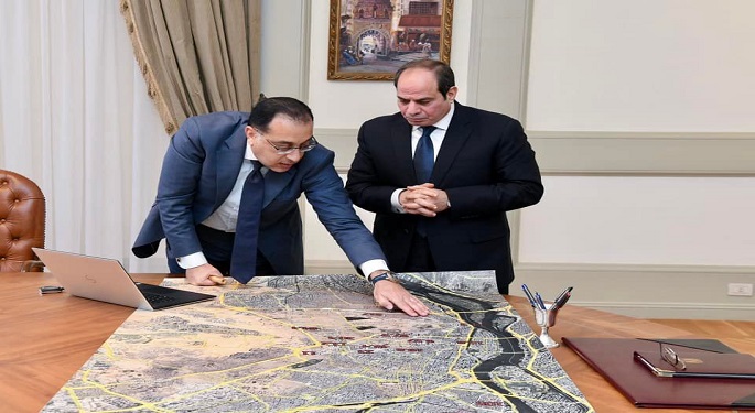 بالصور.. الرئيس السيسي يوجه بتوسيع نطاق جهود تطوير المناطق غير المخططة بالقاهرة الكبرى