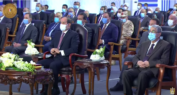 الرئيس السيسي يشهد افتتاح عدد من المشروعات التنموية العملاقة بصعيد مصر من محافظة قنا