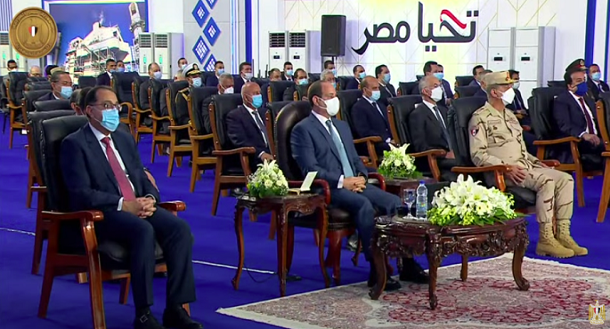 الرئيس السيسي يشارك في مراسم افتتاح توسعات وتطوير مصنع كيما-2 للاسمدة بأسوان