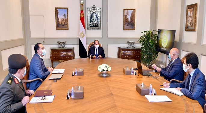 الرئيس السيسي يوجه بمواصلة جهود تطوير منظومة الموانئ على مستوى الجمهورية